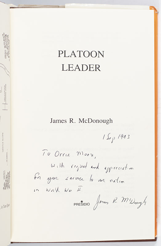 Platoon Leader: A Memoir of Command in Combat.