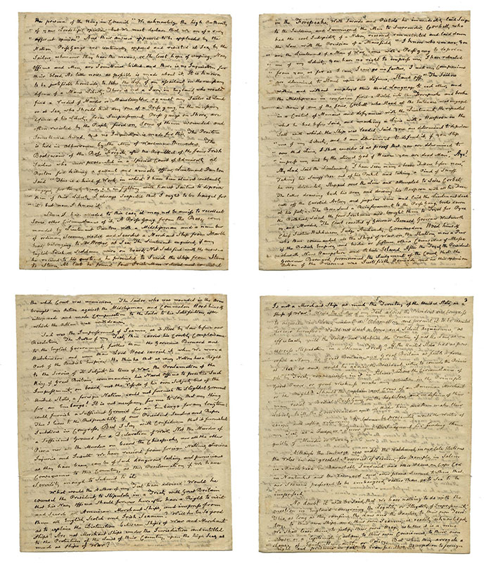 John Adams Autograph Letter Signed.