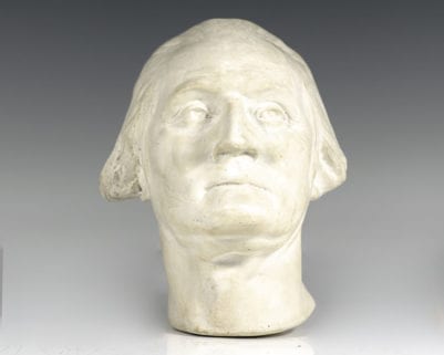 George Washington Houdon Bust Sculpture.