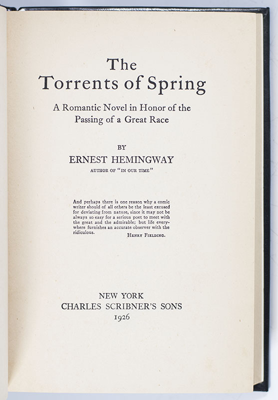 The Torrents of Spring.
