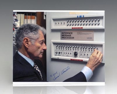 Leonard Kleinrock Signed Photograph.
