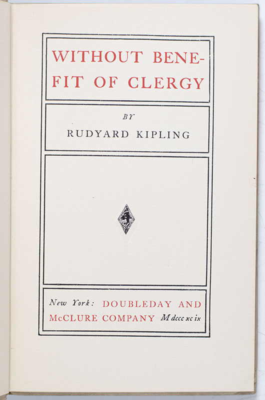 Without Benefit of Clergy.
