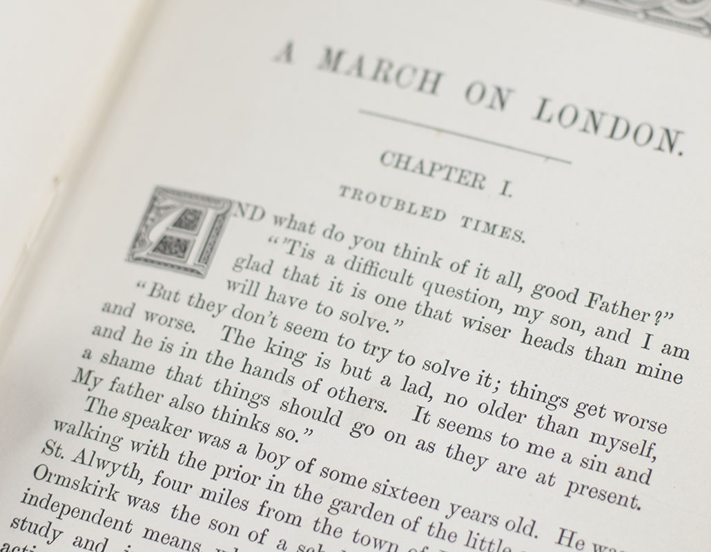 A March On London: Being a Story of Wat Tyler's Insurrection.