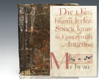 18th Century Catholic Antiphonal.