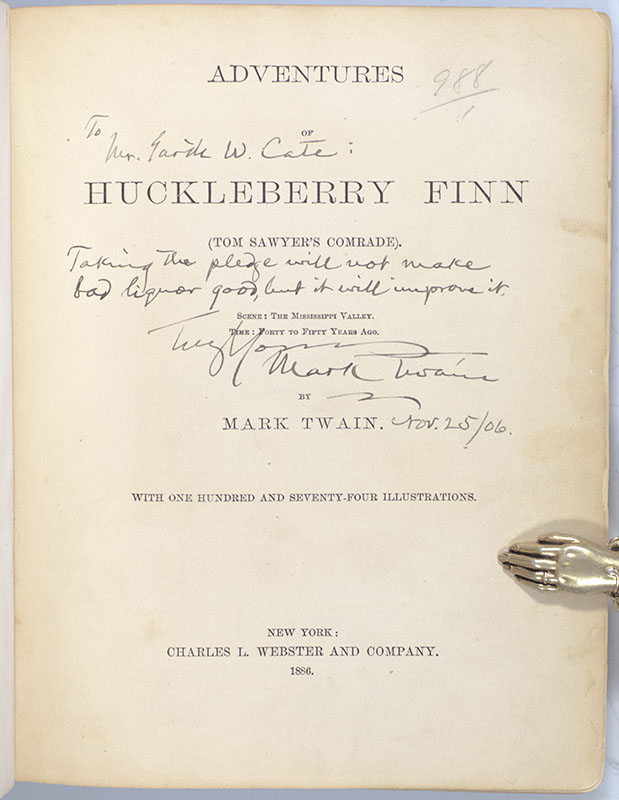 Adventures of Huckleberry Finn (Tom Sawyer’s Comrade).