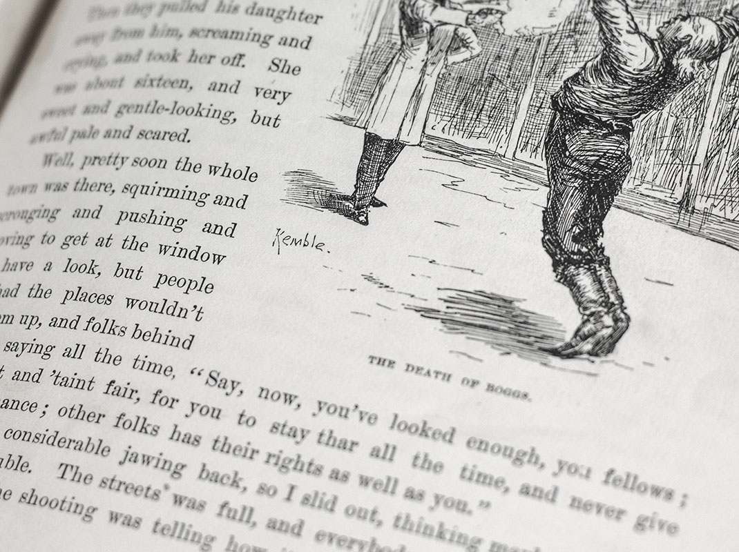 Adventures of Huckleberry Finn (Tom Sawyer’s Comrade).