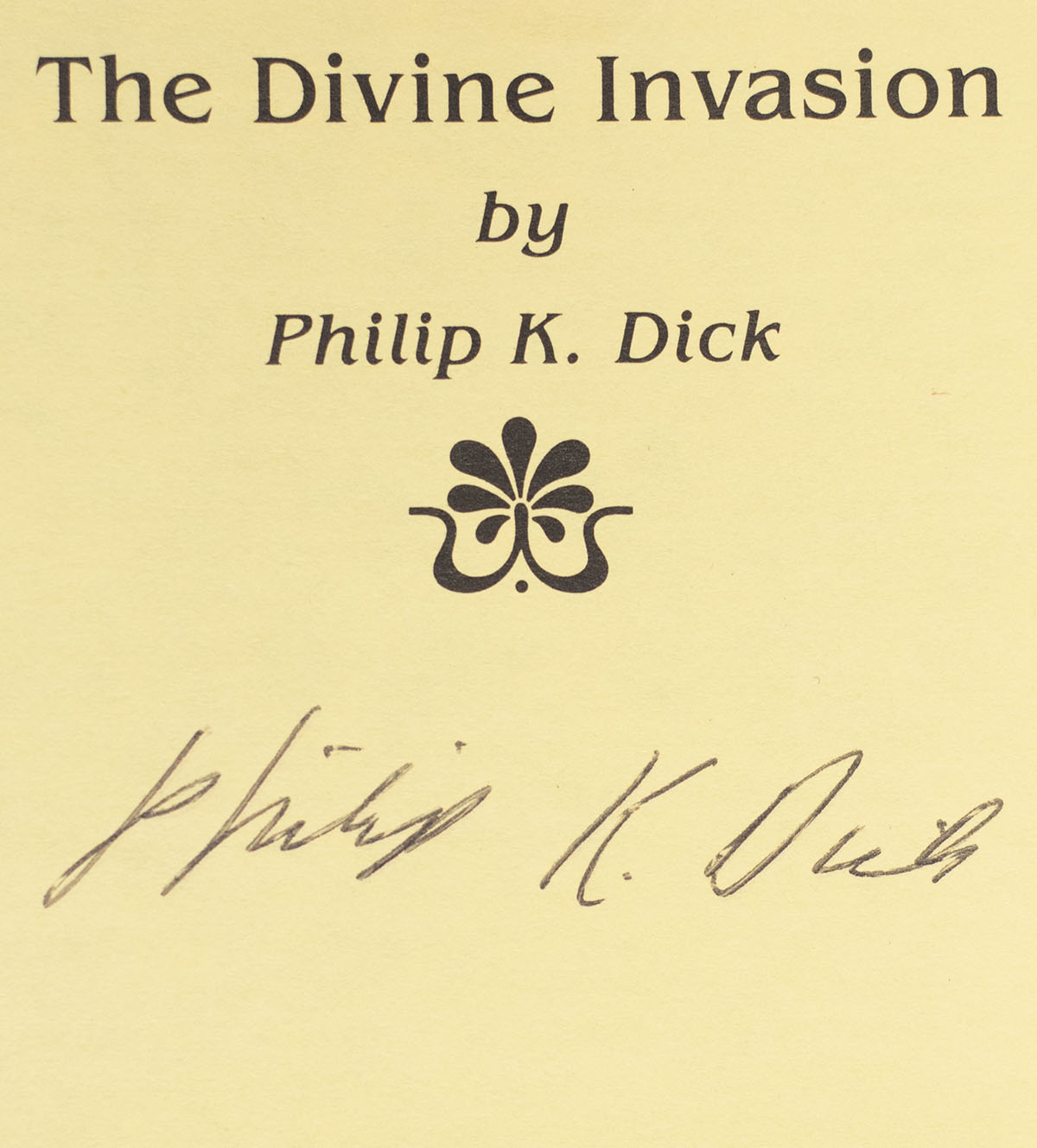 The Divine Invasion.
