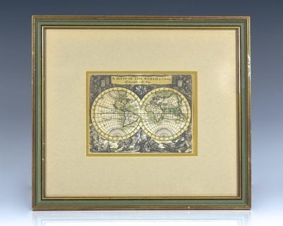 A Mapp of the World by J Seller. Hydrographer to the King. [17th Century John Seller Map of the World].