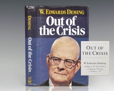 Out of the Crisis.
