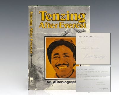 After Everest: An Autobiography by Tenzing Norgay Sherpa.