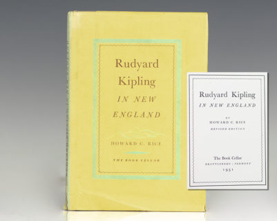 Rudyard Kipling in New England.
