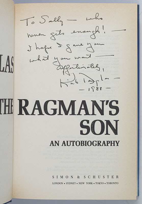 The Ragman's Son: An Autobiography.