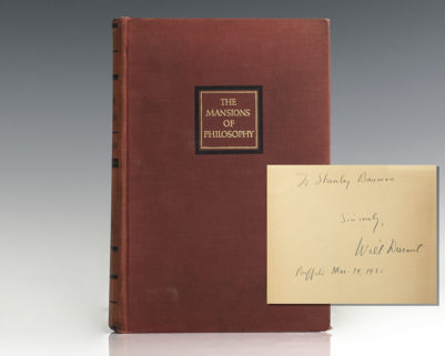 The Mansions of Philosophy: A Survey of Human Life and Destiny.
