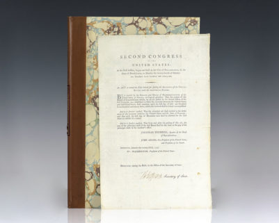 Second Congress of the United States: At the First Session, begun and held at the City of Philadelphia, in the State of Pennsylvania, on Monday the twenty-fourth of October one thousand seven hundred and ninety-one. An Act to extend the Time limited for settling the Accounts of the United States with the Individual States.