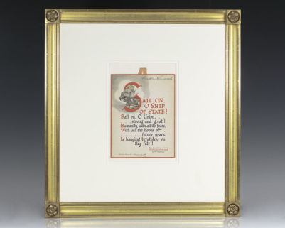 Sail On, O Ship of State! The Longfellow Verse in Mr. Roosevelt's Message to Mr. Churchill.