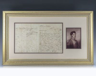 Simón Bolívar Autograph Letter Signed.