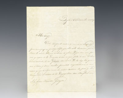 Simón Bolívar Autograph Letter Signed.