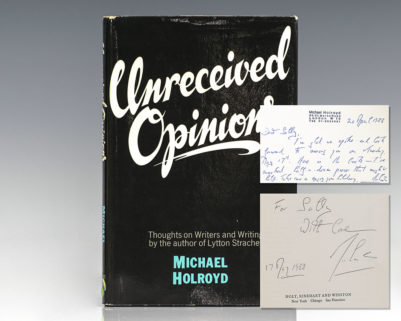 Unreceived Opinions: Thoughts on Writers and Writing.