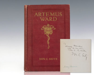 Artemus Ward (Charles Farrar Browne): A Biography and Bibliography.