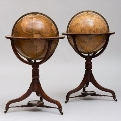 Bardin's New British Terrestrial and Celestial Globes. [Nineteenth Century English Globes].