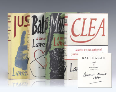 Justine, Balthazar, Mountolive, Clea. [The Alexandria Quartet].