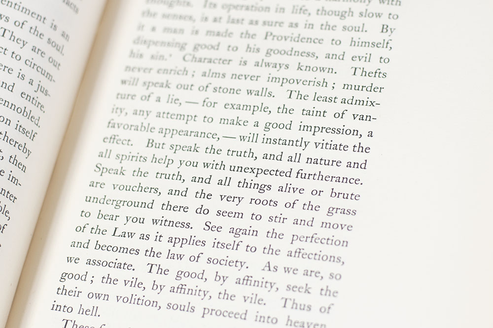 Emerson's Complete Works.