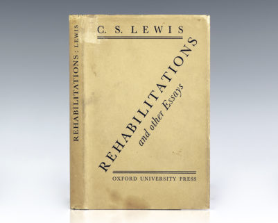 Rehabilitations and Other Essays.