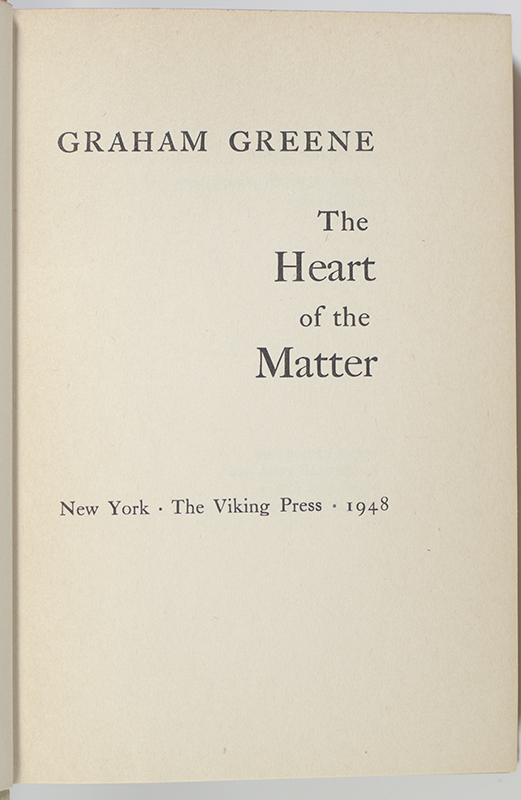 The Heart of the Matter.