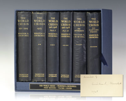 The World Crisis 1911-1914; The World Crisis 1915; The World Crisis 1916-1918 Part One and Part Two; The World Crisis. The Aftermath; The World Crisis. The Eastern Front.