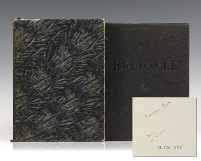Reliquiae.