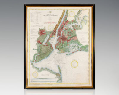 Coast Chart No. 120, New York Bay and Harbor, New York.