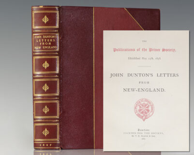 John Dunton's Letters From New-England.
