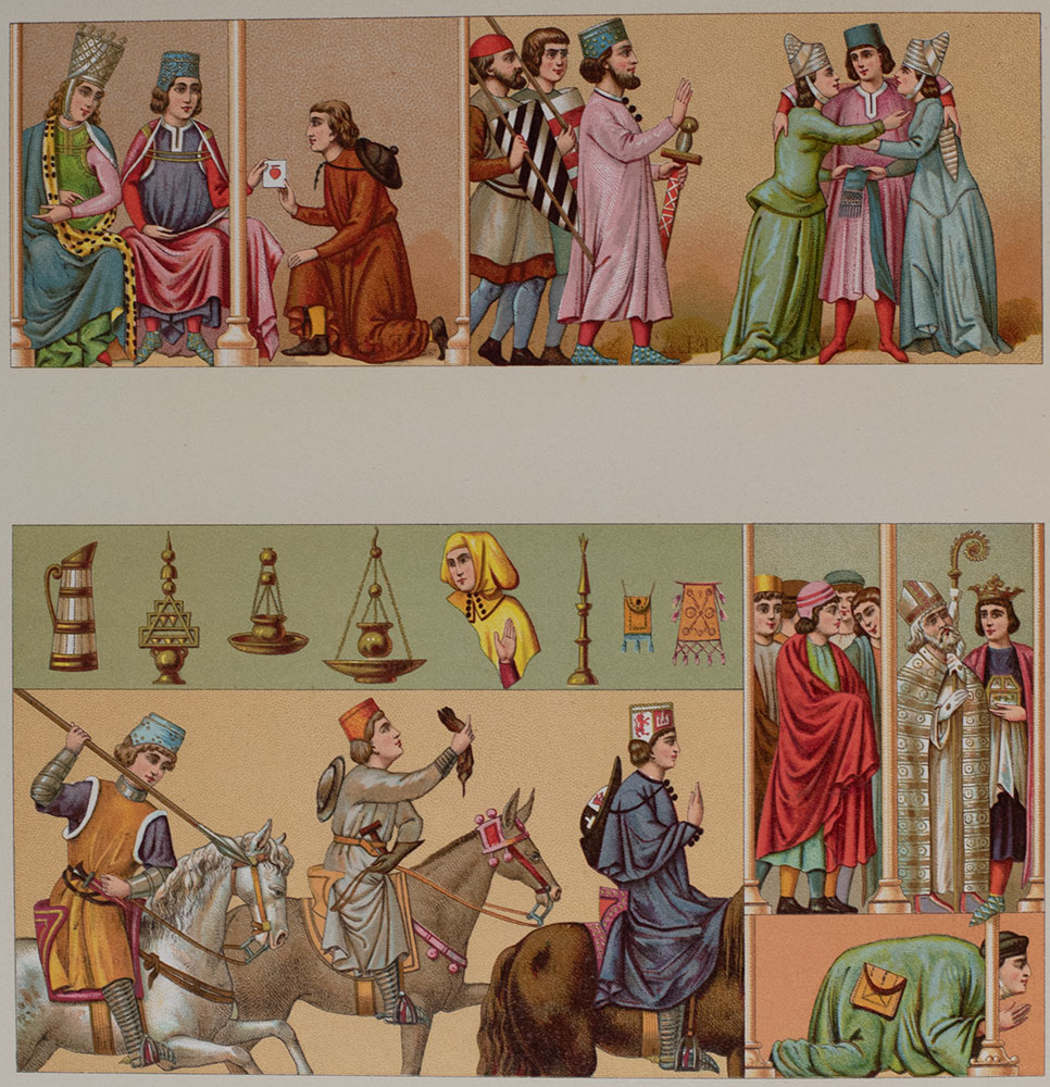 Le Costume Historique. Cinq Cents Planches, Trois Cents En Couleurs, or et Argent, Deux Cents en Camaieu.