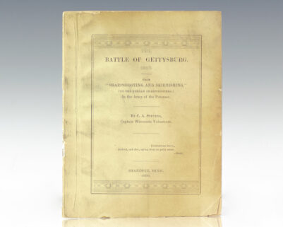 The Battle of Gettysburg. 1863, From "Sharpshooting and Skirmishing," (By the Berdan Sharpshooters.) In the Army of the Potomac.