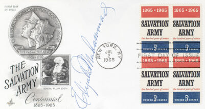 Elijah Muhammad Signed First Day Cover.