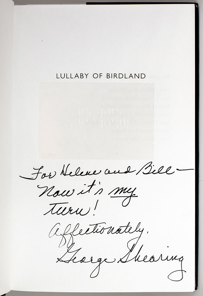 Lullaby of Birdland.