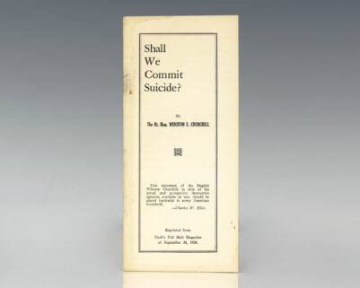 Shall We Commit Suicide?