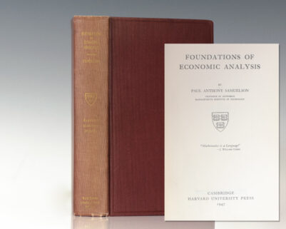 Foundations of Economic Analysis.