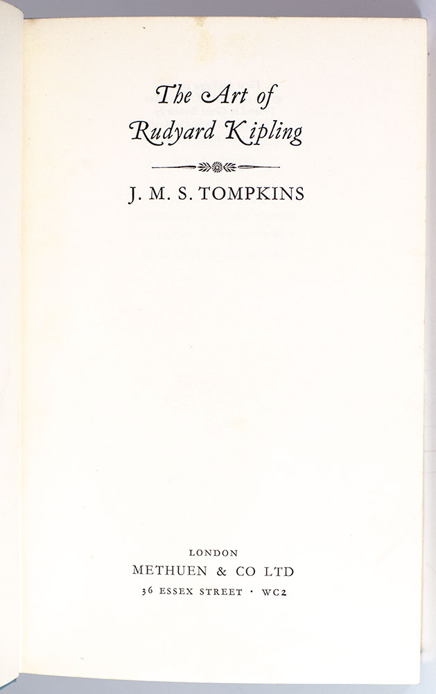 The Art of Rudyard Kipling.