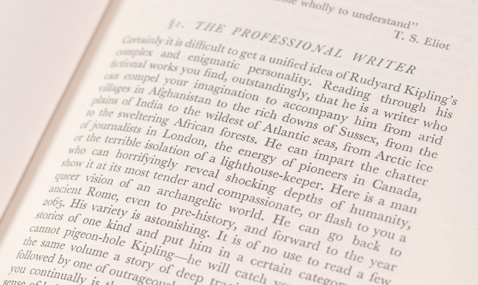 Rudyard Kipling: Realist and Fabulist.