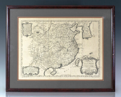 L'Empire de La Chine Pour Servir a l'Histoire Generale des Voyages. [Eighteenth Century Jacques-Nicolas Bellin Map of China].