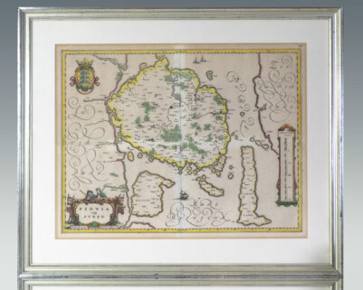 Fionia vulgo Funen. [Seventeenth Century Joan Blaeu Map of Funen].