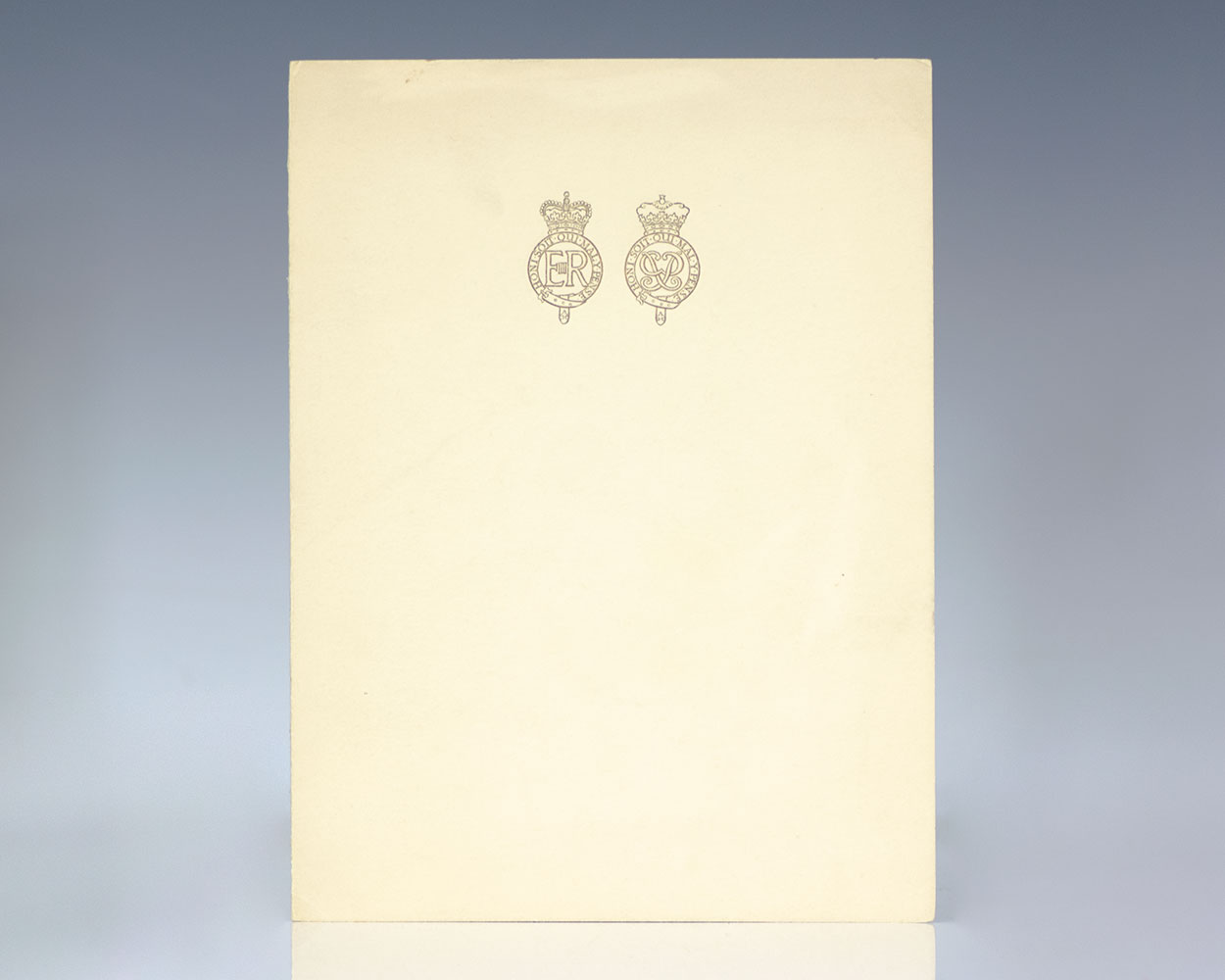 Queen Elizabeth II and Prince Philip Signed Royal 1963 Christmas Card.