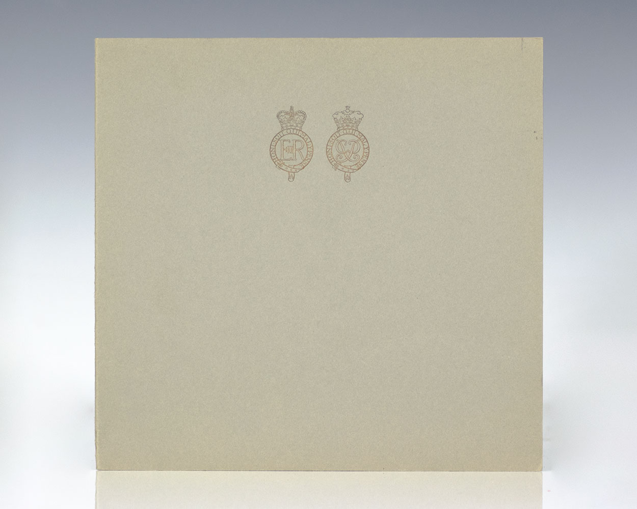 Queen Elizabeth II and Prince Philip Signed Royal 1961 Christmas Card.