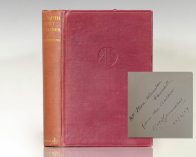 The Truth About Kitchener. To Which is Appended a Letter From General Von Ludendorff.