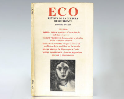 Cien Años de Soledad. [En Revista De La Cultura De Occidente. Febrero De 1967].