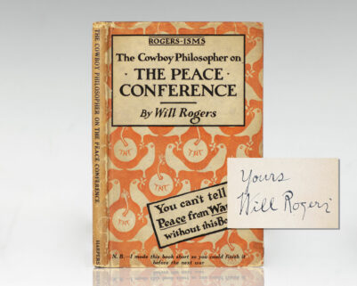 Rogers-isms: The Cowboy Philosopher on The Peace Conference.