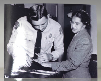 Rosa Parks Signed Photograph.