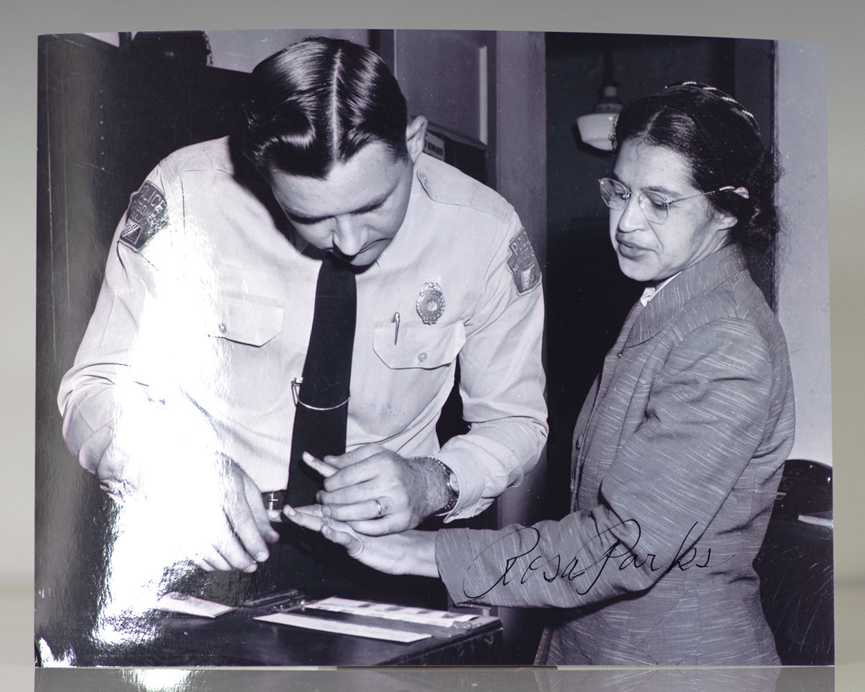 Rosa Parks Signed Photograph.