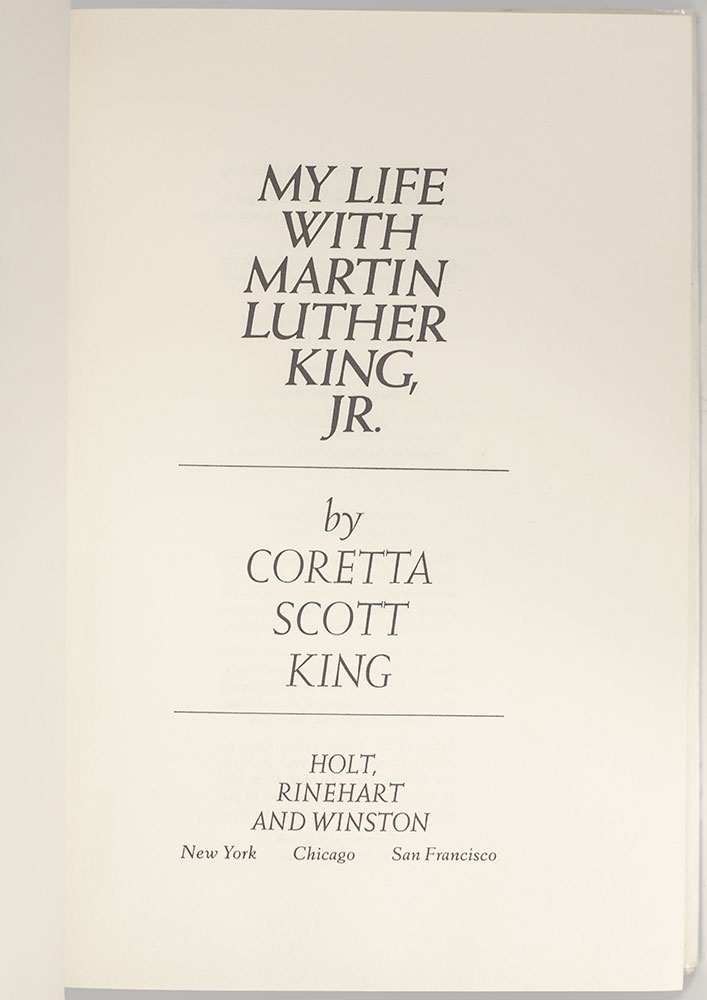 My Life with Martin Luther King, Jr.